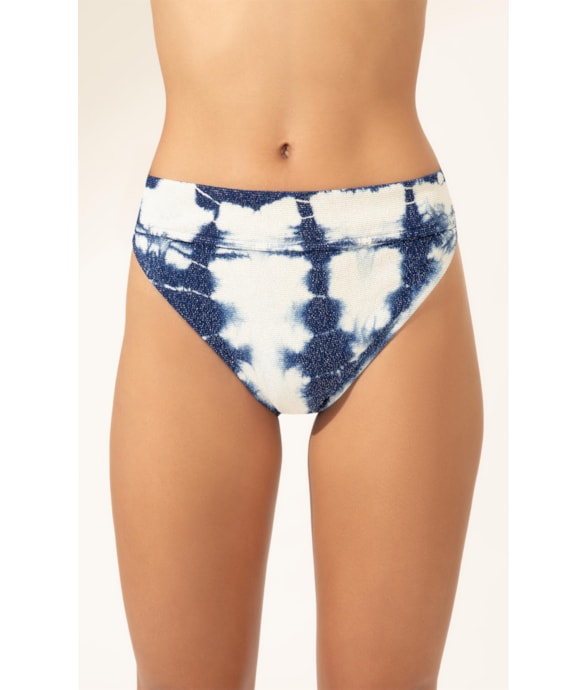 Calcinha Asa Delta Tie Dye Marinho