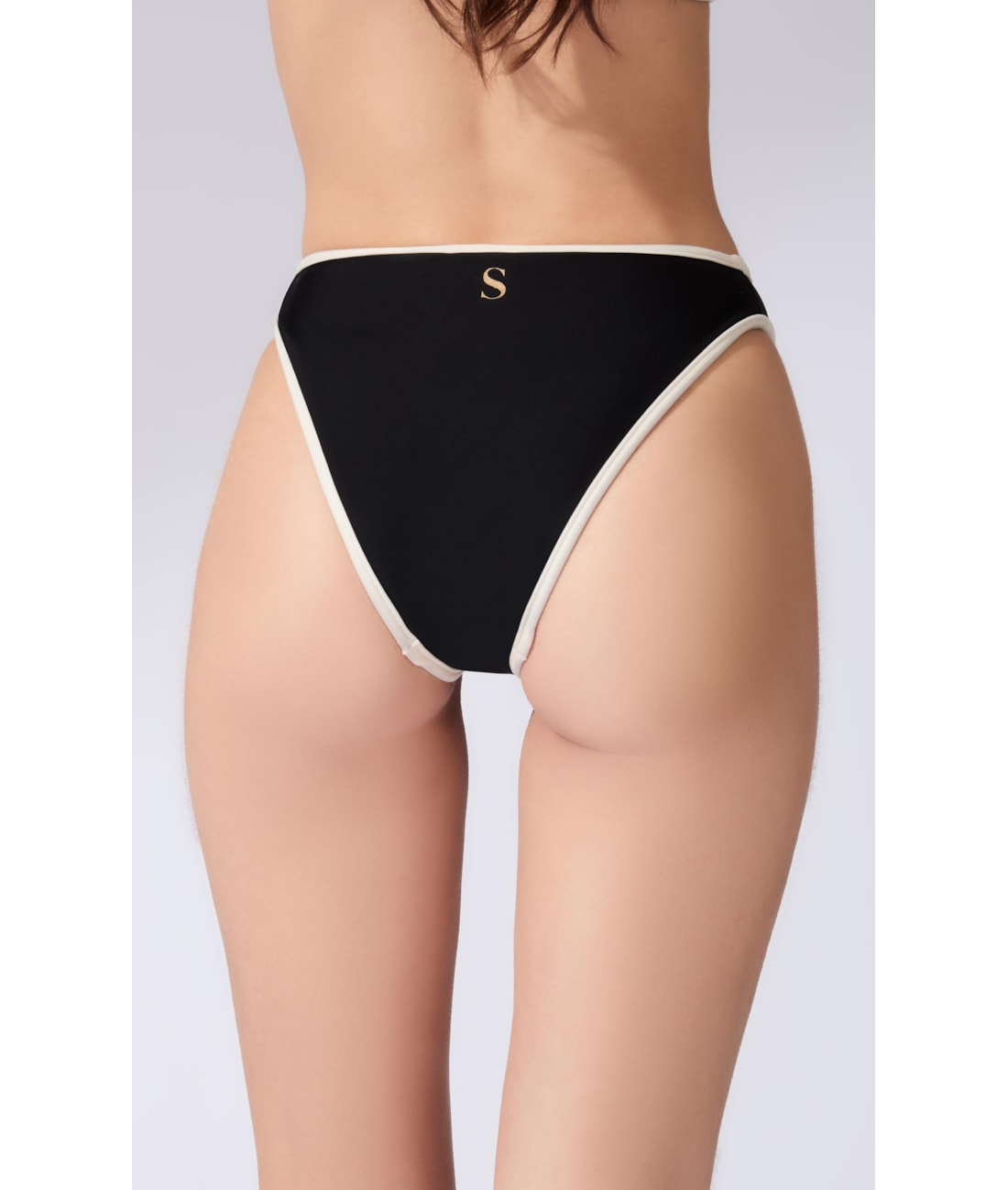 Calcinha Asa Delta Viés Sportiva Preto