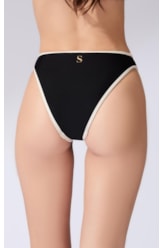 Calcinha Asa Delta Viés Sportiva Preto