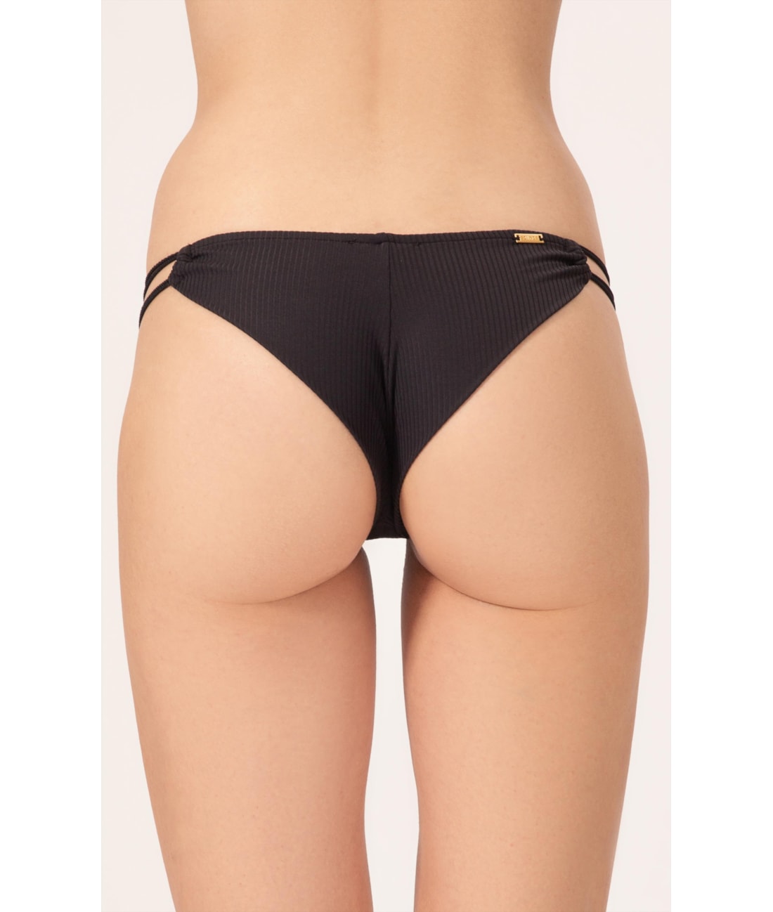 Calcinha Canal Rolotê Miracle Up Canelado Flow Preto