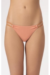 Calcinha Canal Rolotê Miracle Up Canelado Flow Salmao