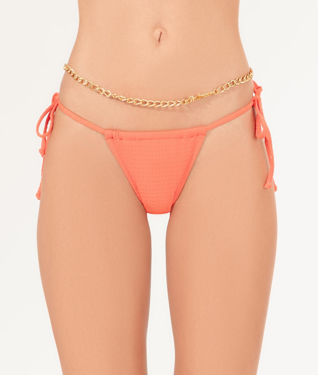 Calcinha Cortininha Dots Laranja