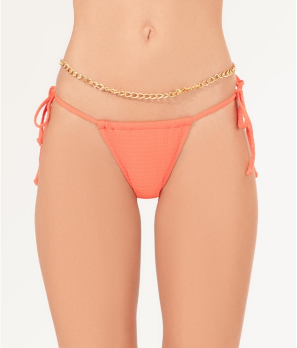 Calcinha Cortininha Dots Laranja