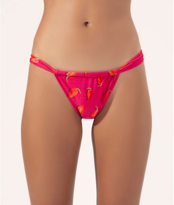 Calcinha Cortininha Lenço Bonnet Pink