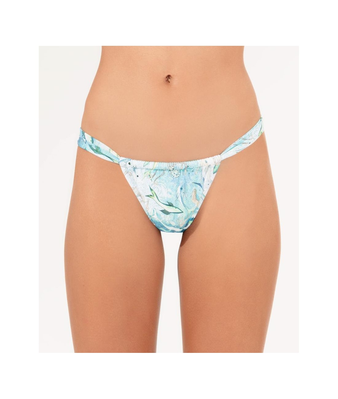 Calcinha Cortininha Lenço Sirena Off White