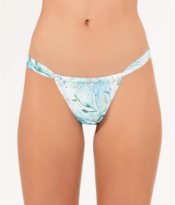 Calcinha Cortininha Lenço Sirena Off White