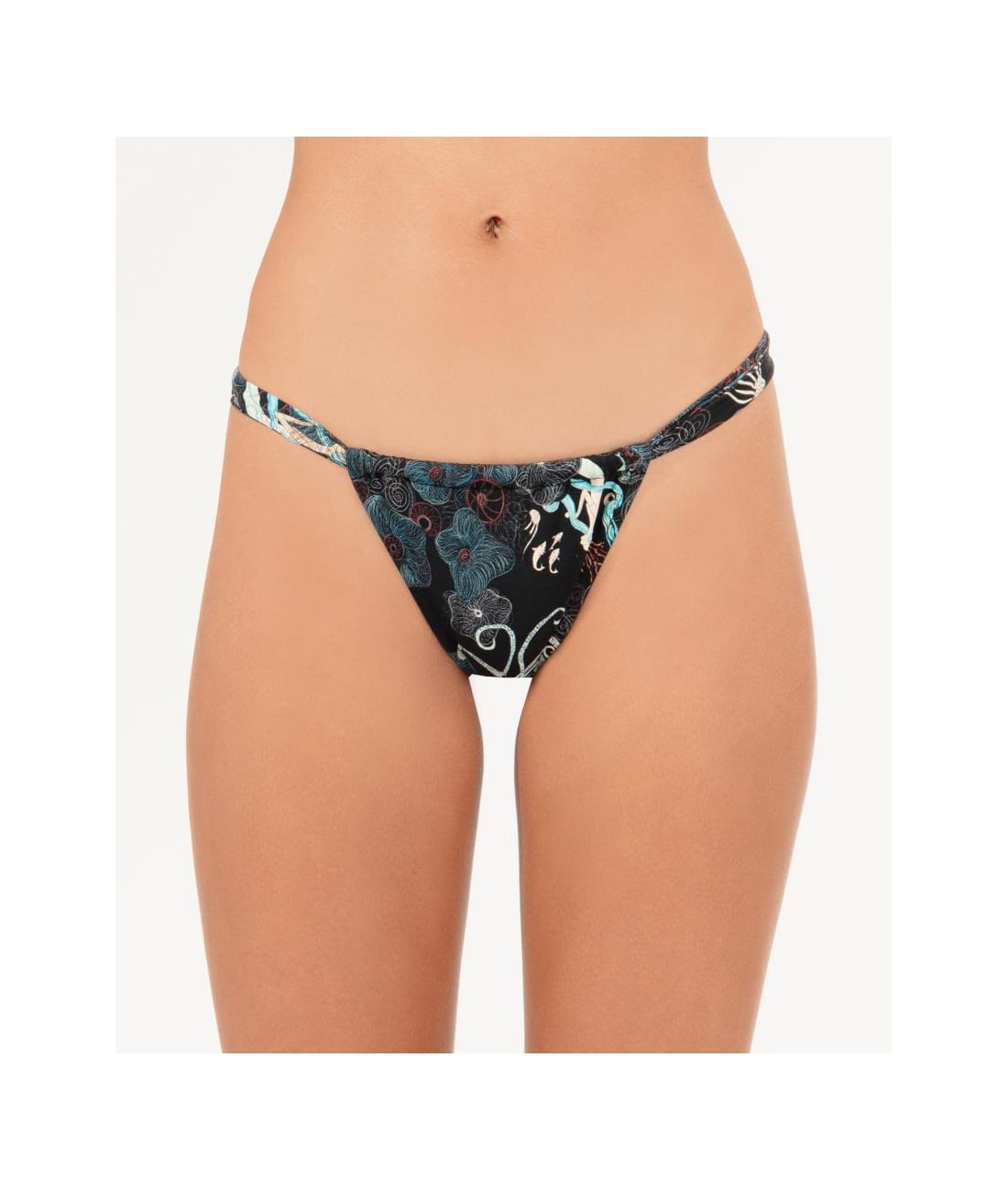 Calcinha Cortininha Lenço Sirena Preto