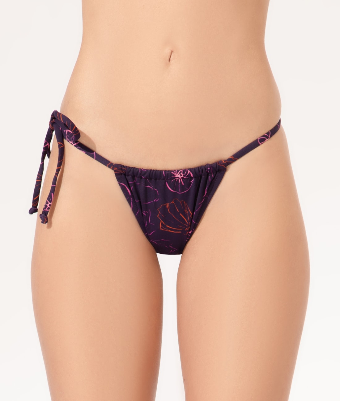Calcinha Cortininha Seychelles Roxo