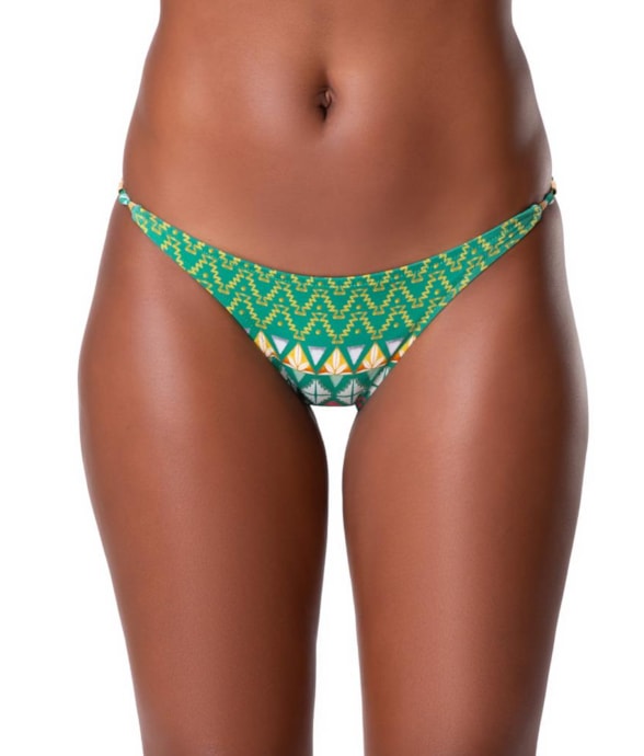 Calcinha Fina Tubo Tikal Verde Escuro