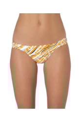 Calcinha Franzida Castanheira Amarelo