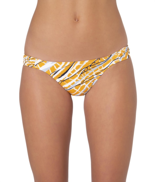 Calcinha Franzida Castanheira Amarelo