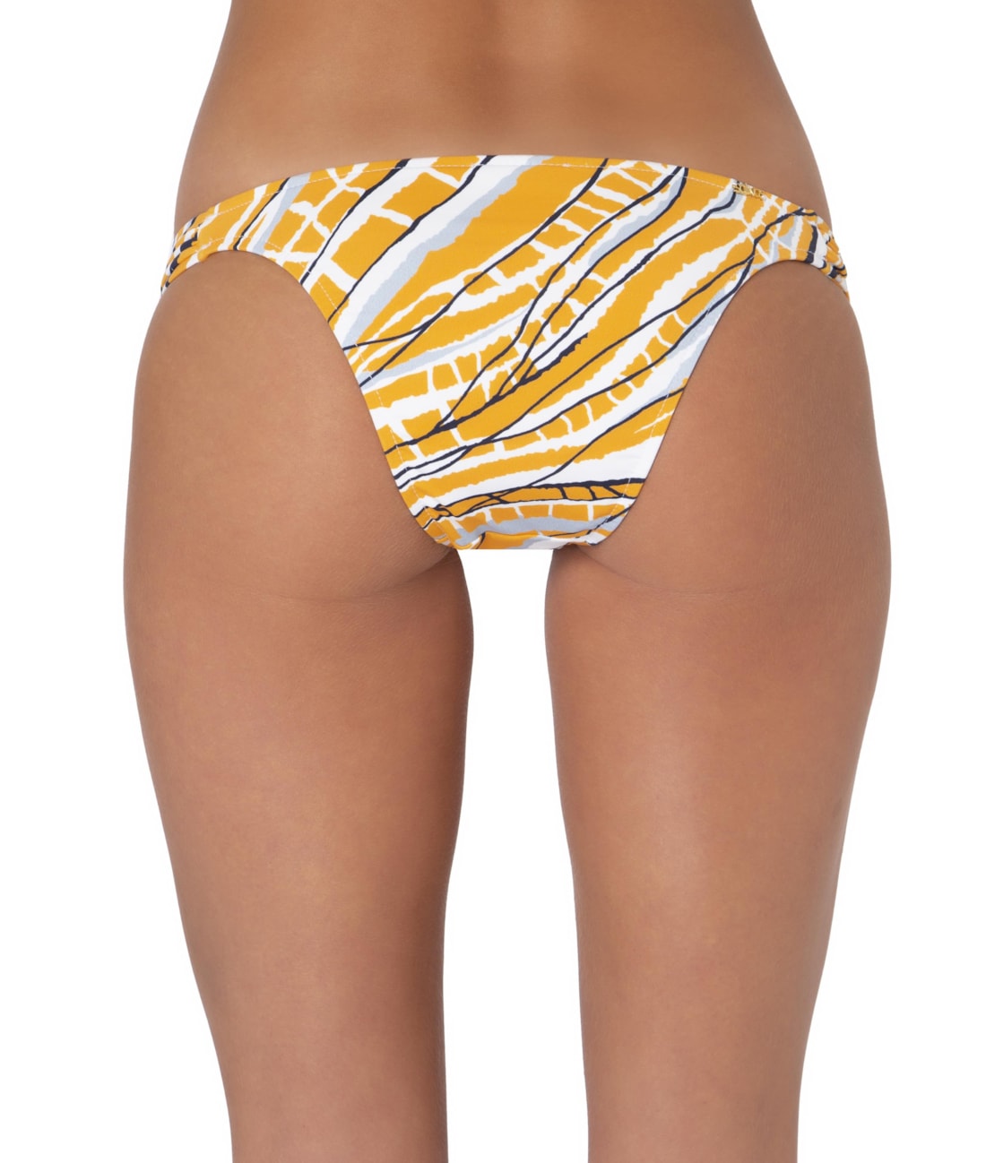 Calcinha Franzida Castanheira Amarelo