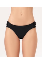 Calcinha Franzida Comfort Atlântico Preto