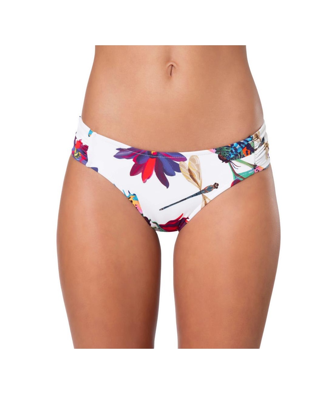 Calcinha Franzida Comfort Bela Branco
