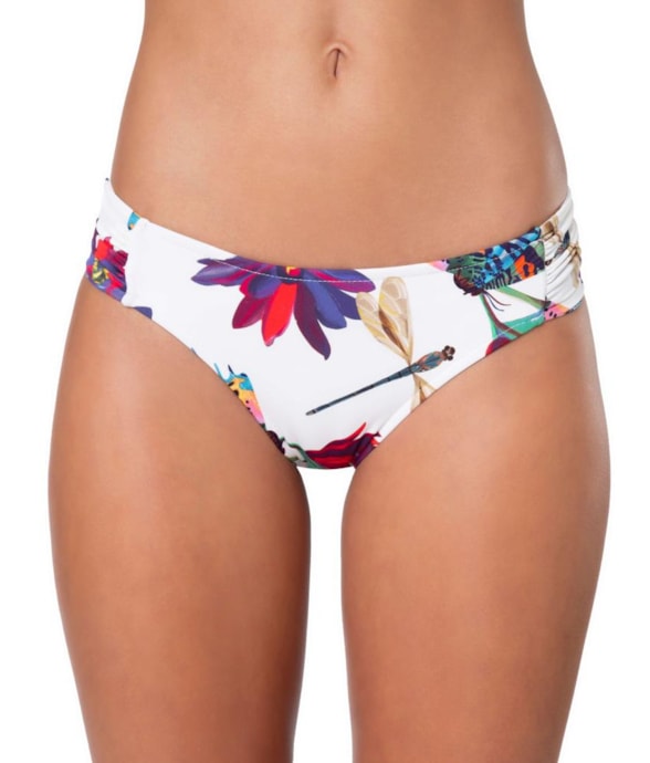 Calcinha Franzida Comfort Bela Branco