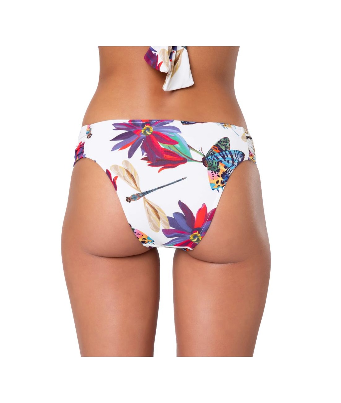 Calcinha Franzida Comfort Bela Branco