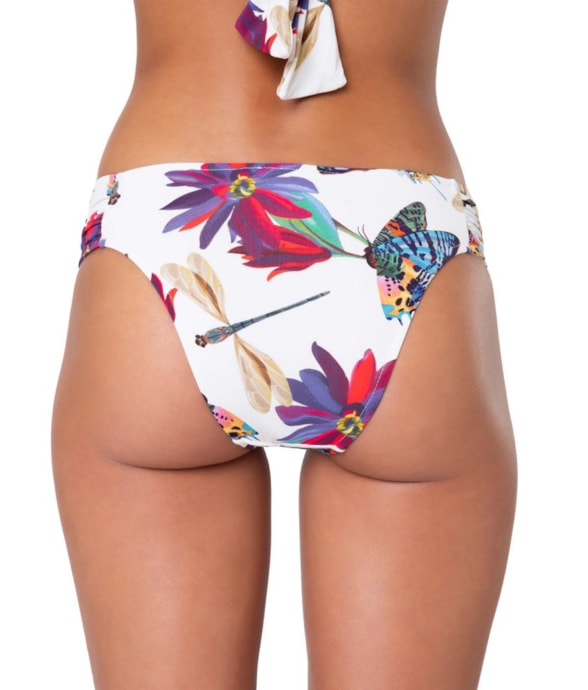 Calcinha Franzida Comfort Bela Branco
