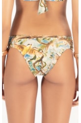 Calcinha Franzida Comfort Bem-Te-Vi Azul Seco