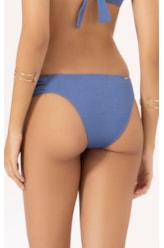 Calcinha Franzida Comfort Bobby Azul Pervante