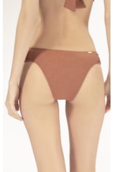 Calcinha Franzida Comfort Bobby Marrom
