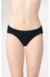 Calcinha Franzida Comfort Bobby Preto