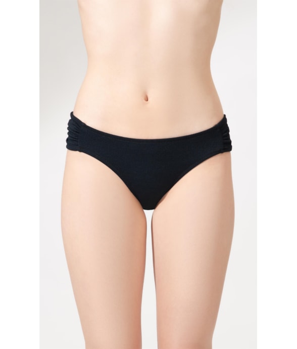 Calcinha Franzida Comfort Bobby Preto