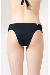 Calcinha Franzida Comfort Bobby Preto