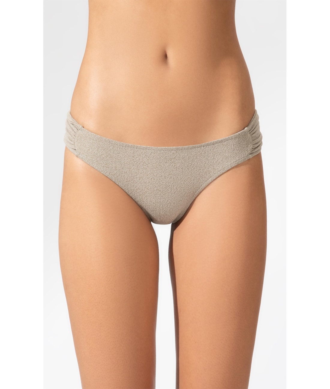 Calcinha Franzida Comfort Bobby Verde Oliva