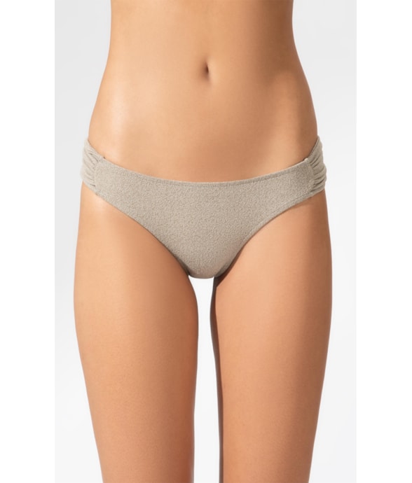 Calcinha Franzida Comfort Bobby Verde Oliva