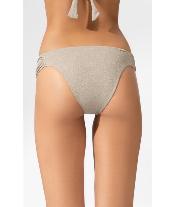 Calcinha Franzida Comfort Bobby Verde Oliva