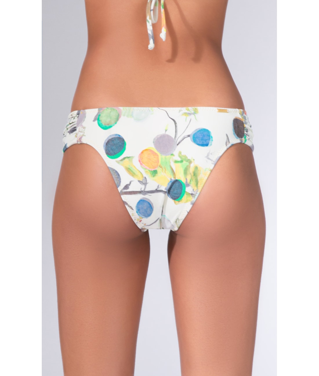 Calcinha Franzida Comfort Bouquet Off White