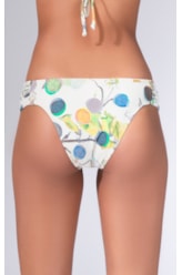 Calcinha Franzida Comfort Bouquet Off White