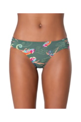 Calcinha Franzida Comfort Camu Verde Militar