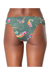 Calcinha Franzida Comfort Camu Verde Militar