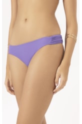 Calcinha Franzida Comfort Canelado Geo Violeta