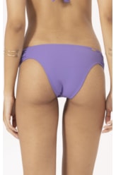 Calcinha Franzida Comfort Canelado Geo Violeta