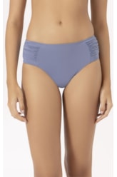Calcinha Franzida Comfort Clássicos Azul Seco