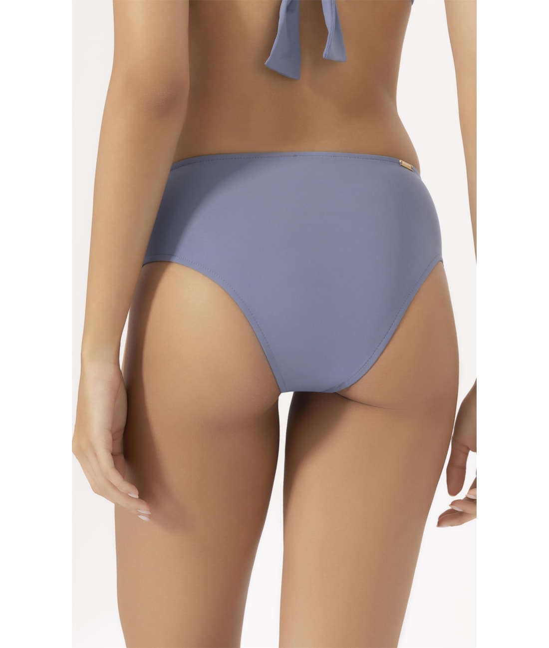 Calcinha Franzida Comfort Clássicos Azul Seco