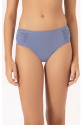 Calcinha Franzida Comfort Clássicos Azul Seco