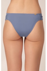 Calcinha Franzida Comfort Clássicos Azul Seco