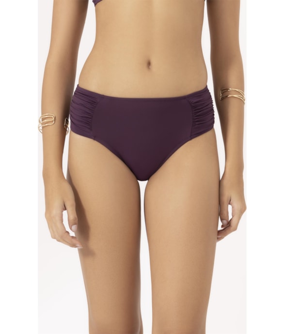 Calcinha Franzida Comfort Clássicos Beringela