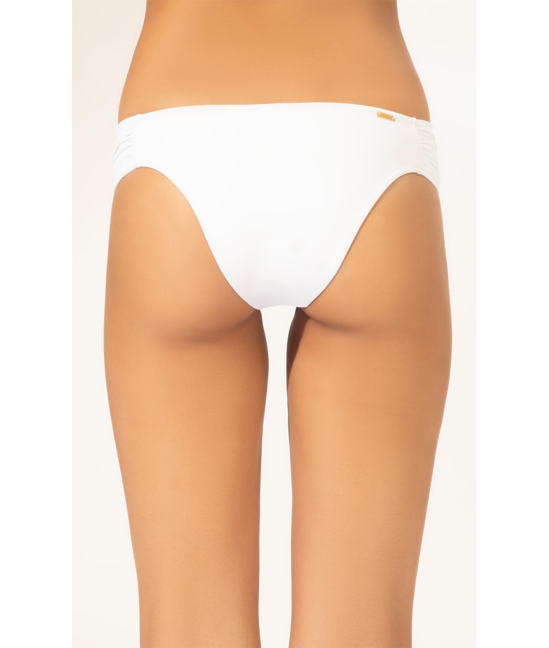 Calcinha Franzida Comfort Clássicos Branco