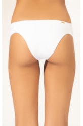 Calcinha Franzida Comfort Clássicos Branco