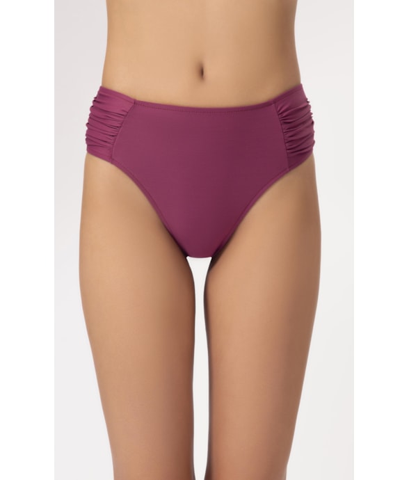 Calcinha Franzida Comfort Clássicos Mauve
