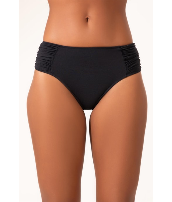 Calcinha Franzida Comfort Clássicos Preto