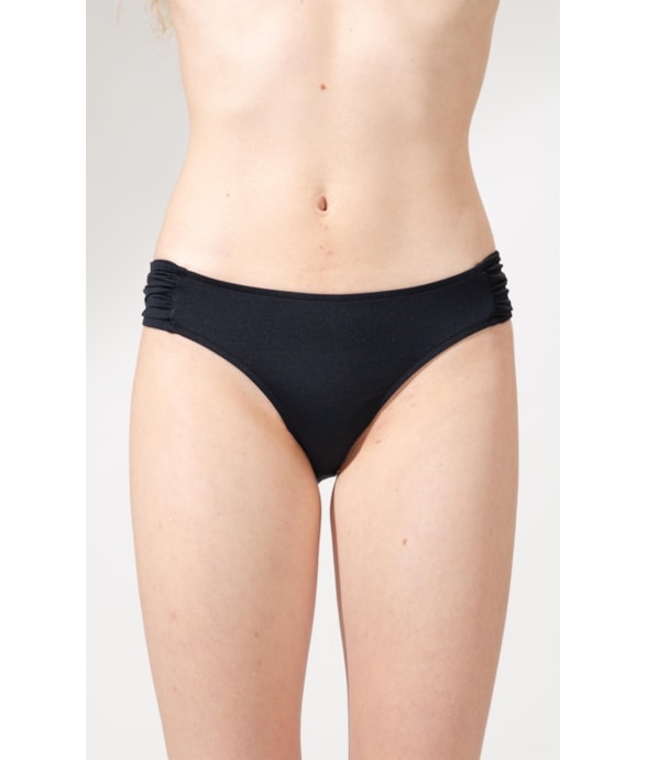 Calcinha Franzida Comfort Clássicos Preto