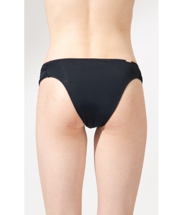 Calcinha Franzida Comfort Clássicos Preto