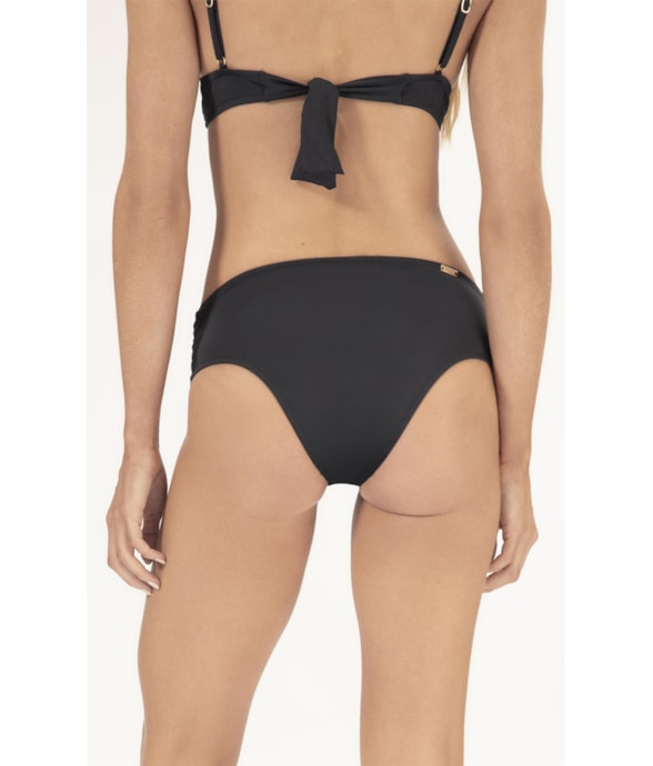 Calcinha Franzida Comfort Clássicos Preto