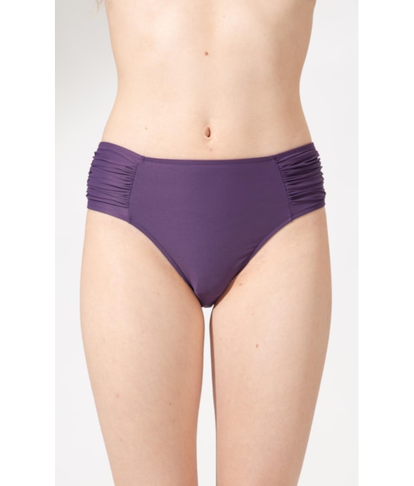 Calcinha Franzida Comfort Clássicos Roxo