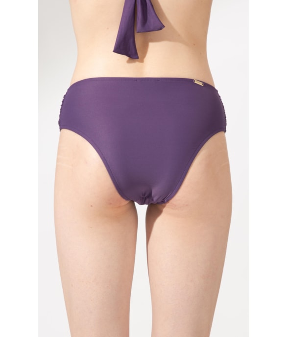 Calcinha Franzida Comfort Clássicos Roxo